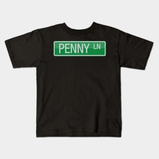 Penny Lane Street Sign T-shirt Kids T-Shirt